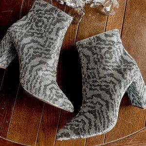 Betsy Johnson Cheetah Glitter Boots